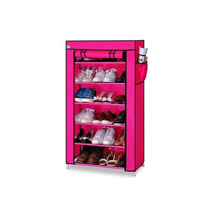 Customized Multi Layer Shoe Rack Floor Standing Stackable Shoe Rack Cabinet Multifunctional Adjustable Shoe Storage Rack - Product Image 1