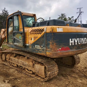 Pelle mécanique sur chenilles originale de la Corée Hyundai 215 Moteur Yanmar d'occasion à haut rendement en bon état Vente - Product Image 1