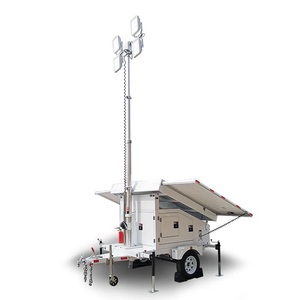 Monocrystalline năng lượng mặt trời-powered bảng điều chỉnh ánh sáng di động tháp Trailer - Product Image 2
