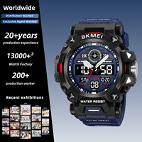 Jam Tangan Digital SKMEI 2226 Pria Layar Ganda Tali TPU Tahan Air 50M Pesan Grosir Multi-warna untuk Olahraga Luar Ruangan Langsung dari Pabrik