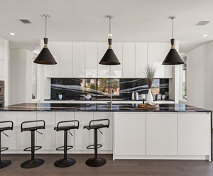 가구 고급 식료품 저장실 주최자 주방 캐비닛 옻칠 페인트 주방 캐비닛 찬장 - Product Image 6