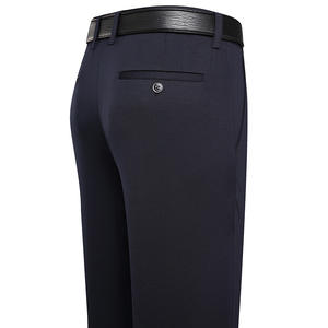 Vente chaude nouveaux pantalons décontractés pour hommes d'âge moyen printemps et automne mince jambe droite ample taille haute pantalons pour hommes pantalons de papa - Product Image 3