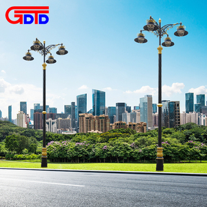 Chất Lượng Cao Độ Bền IP65 Ngoài Trời Không Thấm Nước Màu Đen Sân Biệt Thự Trang Trí Nhôm <span class=keywords><strong>LED</strong></span> Ánh Sáng Đường Phố Cực Ánh Sáng - Product Image 1