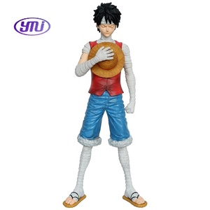 Nuevo estilo Anime japonés muñeca soporte de una pieza en silencio mono <span class=keywords><strong>D</strong></span> <span class=keywords><strong>Luffy</strong></span> Sanji herida severa Zoro figura de acción para Decoración - Product Image 6