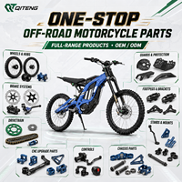 Kit de roues Supermoto pour Sur-Ron Ultra Bee 17'' avec moyeu en aluminium CNC 7075, haute résistance, anodisé dur, anti-corrosion, jeu de pneus route