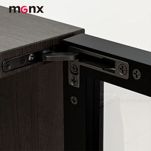 Charnières de porte de <span class=keywords><strong>placard</strong></span> dissimulées réglables en 3D en alliage de zinc, amortissement à fermeture douce, minimalistes, sans cadre, robustes, pour armoire et <span class=keywords><strong>placard</strong></span> - Product Image 1