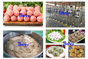 Linea di Produzione Automatica di Polpette Baiyu <span class=keywords><strong>per</strong></span> <span class=keywords><strong>la</strong></span> Lavorazione di Polpette di Pesce Pollo e Manzo Macchine ad Alta Efficienza <span class=keywords><strong>per</strong></span> <span class=keywords><strong>la</strong></span> Creazione di Prodotti a Base di Carne - Product Image 4