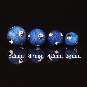 New Sức Khỏe Trung Quốc Màu Xanh Baoding Bóng Tập Thể Dục Hàng Ngày Căng Thẳng Cứu Trợ Handball Trị Liệu Massage Bóng Tay Sức Mạnh Thể Dục Balls - Product Image 2