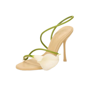 Designer High-End Women's High Top Three-Dimensional Flower Height Increasing Slip-On High-Heeled <b>Sandals</b> Wholesale for Summer - Product Image 6