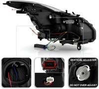 Projecteurs LED complets pour Infiniti G37 Q60 Coupé 2008-2015 Xénon HID sans AFS, clignotants séquentiels