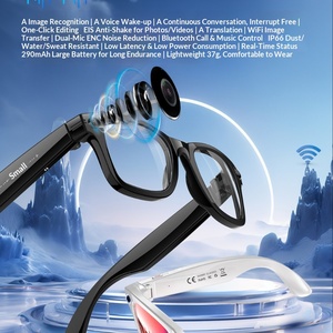 Lunettes intelligentes avec caméra 1300W, identification d'objets par IA, traduction, navigation et fonction d'enregistrement vidéo - Product Image 4