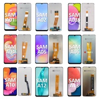 Téléphones portables lcd pour samsung A10 A10S A11 A12 A20 A20E A20S A21 A21S A30 A30S A40 A50 A51 A71 Écran tactile avec cadre