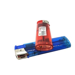 Europe standard plastic lighter electric candle lighter transparent color in high quality