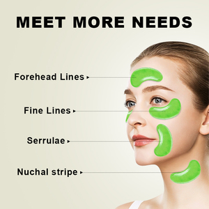 Nouveauté 2026 : Masques Contour des Yeux au Collagène Bio et Or 24 carats avec Vitamine C – Raffermissants, Éclaircissants et Anti-rides pour Femmes - Product Image 4