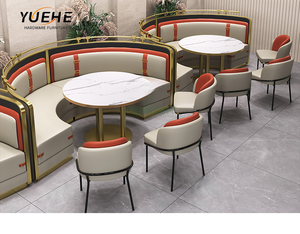 Restaurante moderno USO COMERCIAL mesa de cafetería 4 personas mesa de cafetería y silla - Product Image 2