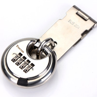 Meilleur Prix Cadenas à Disque Rond en Acier Inoxydable 70 mm, à Combinaison 4 Chiffres Réinitialisable