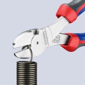 KNIPEX 74 05 180 SB Cortador diagonal de alta resistencia con mangos cómodos cromados 180 mm - Product Image 4
