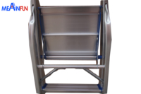 Échelle combinée pliante en aluminium de 3,8 m à 6 marches, modèle domestique, certifiée EN131, échelle de grenier extérieure de haute qualité