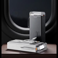 Banque de puissance Banque de charge de vent Batterie li-polymère blanche Centrale électrique portable 20000ma Turbine éolienne industrielle 22.5W 20000 Mah