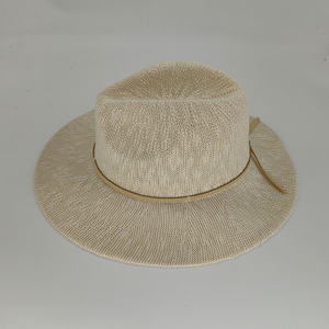 Nuevo sombrero de ala ancha de Color sólido Europeo Americano para mujer de pescador de punto de lana MERINO personalizado de verano - Product Image 5