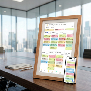Calendrier de bureau Wintouch FHD 15,6 pouces, écran tactile Android 14, <span class=keywords><strong>tableau</strong></span> des tâches, liste de choses à faire, bloc-notes, calendrier familial numérique - Product Image 1