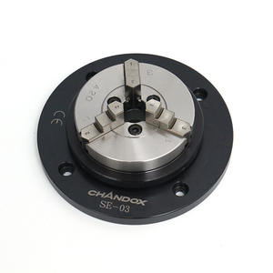 Mandrin à trois mâchoires pour tour CNC haute résistance, puissance pneumatique, fixation et inspection manuelle disponibles - Product Image 3