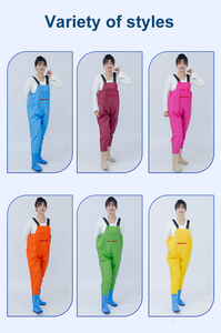 Pantalon de pêche unisexe en PVC respirant, léger, vêtement de sécurité pour activités nautiques, sports aquatiques, travaux en extérieur - Product Image 5
