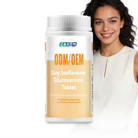 Comprimés d'isoflavones de soja et de glucosamine à marque privée ODM/OEM – Soin naturel des articulations, régulation endocrinienne, soulagement de la ménopause