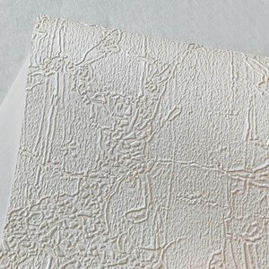 1.06m PVC papier peint moderne en relief blanc vinyle étanche conception stéréoscopique pour la décoration murale de la maison et de l'hôtel - Product Image 4