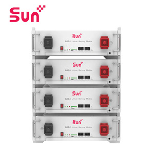 SunPlus SU5.0-X 48V 100Ah 5,12 kWh Batterie LiFePO4-Cycle profond 6000 + cycles Garantie de 10 ans Utilisation solaire domestique Livraison rapide Stock américain - Product Image 1