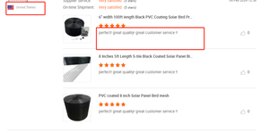 5 Fuß Länge 8 Zoll Breite Spanisches Fliesen-Netzgewebe und 5 Fuß Lang x 8 Zoll mit Rillen Solarnetz für Solarmodule - Product Image 6