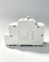 Commutateur de transfert automatique monophasé double alimentation CNXE 4P ATS 80A 230V à montage sur rail DIN Manuel/Automatique pour système solaire connecté au réseau