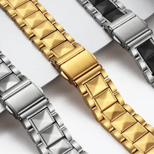 2023 New Style Factory Customize Design Stainless Steel Watch Band For Apple Watch Strap Apple Series 8 7 Ultra Watchbands Woman