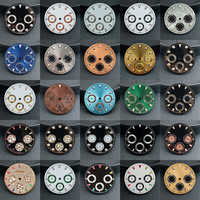 Pièces de rechange et accessoires de modification de cadran de montre lumineux vert 29,5 mm personnalisés en gros, pour mouvement à quartz VK63 - Solution Gagnant-Gagnant