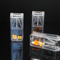 Offres Spéciales Vente en gros Logo personnalisé Vitamine Capsule Boîte Organisateur Anti-rayures Pilulier Cas Médecine Boîte
