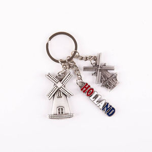 Porte-clés souvenir <span class=keywords><strong>de</strong></span> <span class=keywords><strong>vélo</strong></span> <span class=keywords><strong>à</strong></span> pédale Holland sur mesure émail en alliage <span class=keywords><strong>de</strong></span> zinc couleur personnalisée léger - Product Image 3