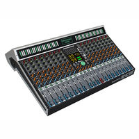 Console de mixage numérique 16 canaux avec effets DSP Dual Core 99, mixeur audio professionnel pour studio d'enregistrement