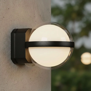 Applique murale extérieure LED <span class=keywords><strong>Globe</strong></span> bidirectionnelle CCT en anthracite - Product Image 2