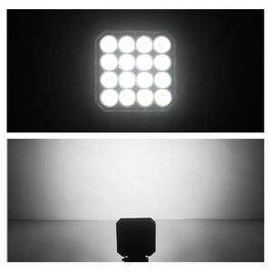 12V 24V 48w סופר בהיר כיכר חירום משאית offroad רכב led עבודת אור - Product Image 4