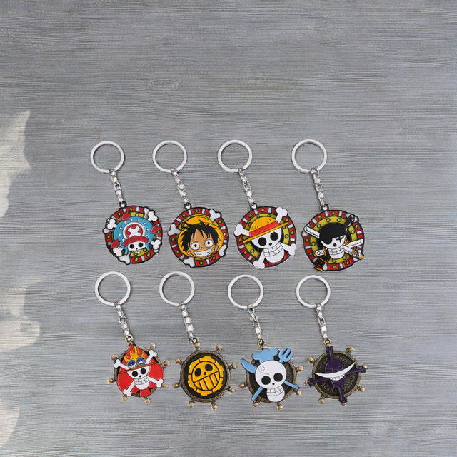 Custom Metal Keychain Anime Character Design Bulk Wholesale Key Ring Accessories for Cartoon Gift Market