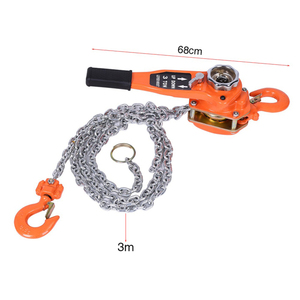 Nouveau palan à chaîne à levier à cliquet en métal, mini 3 <span class=keywords><strong>tonnes</strong></span>, à chaîne sécurisée - Product Image 2