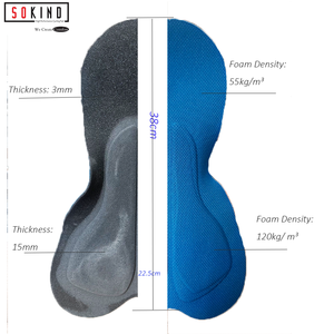 Échantillon GRATUIT <span class=keywords><strong>Short</strong></span> de vélo unisexe en <span class=keywords><strong>mousse</strong></span> pour <span class=keywords><strong>VTT</strong></span> <span class=keywords><strong>avec</strong></span> doublure intérieure, rembourrage 3D, taille plus pour les sports de plein air - Product Image 5