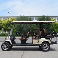 Voiturette de golf électrique 6 places 72V pour 6 passagers, tout-terrain, pour le tourisme, vente en gros directe usine chinoise, en promotion