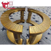 Pomo de Puerta Semicircular de Aleación de Aluminio Cepillado, Moderno, Duradero y de Lujo, con Logotipo Personalizado, Control Táctil Ambidiestro para Puertas de Entrada
