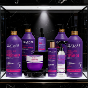 Set de Cuidado Capilar con Queratina Orgánica, Lavanda y Rosa OEM |   Aceite de Argán y Coco Nutritivo para Reparación e Hidratación del Cabello Seco - Product Image 5
