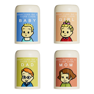 Magnetic Mouthwash Cup Cartoon Design Double Wall Upside Down Hanging For Home Use - Product Image 5