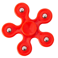 Juguete Antiestrés de 5 Bolas con Forma de Flor de Ciruelo, Trompo Giratorio para Dedos, Alivio de la Ansiedad y el Estrés