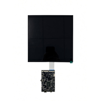 Écran LCD carré IPS 10 pouces 1200*1200 haute luminosité 1000 nits pour simulateur de vol avec carte de commande 40 broches MIPI