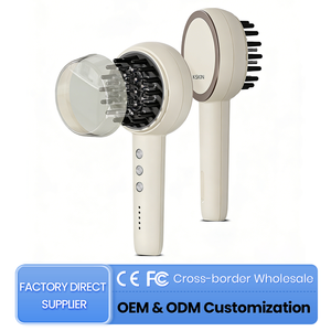KSKIN Electric Hair Care Comb 45W Adjustable Heat 3 Levels Bristle <b>Brush</b> Battery <b>Powered</b> Household Use - Product Image 1