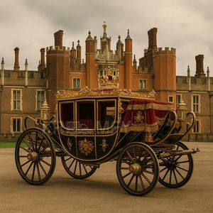 Nueva Tendencia en Oferta: Carroza Real de Lujo para Turismo, Marca KR, de Acero, para 4-6 Personas, Sólida - Product Image 1